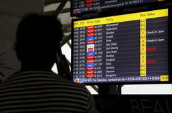 Motnje v letalskem prometu po vsem svetu