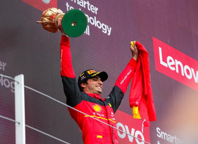 Carlos Sainz je prvič zmagal pred dvema letoma v Silverstonu v svoji osmi sezoni v F1. To je bila njegova 150. dirka. | Foto: Guliverimage