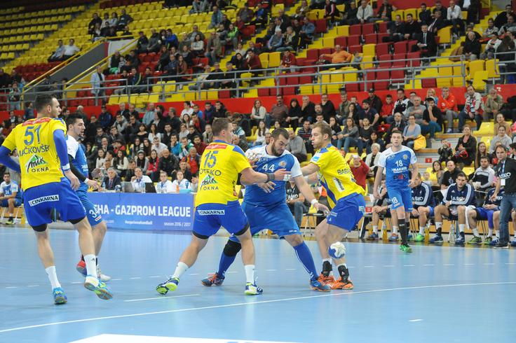Celjani so pri Metalurgu slavili s 23:25. | Foto: Liga Seha Gazprom