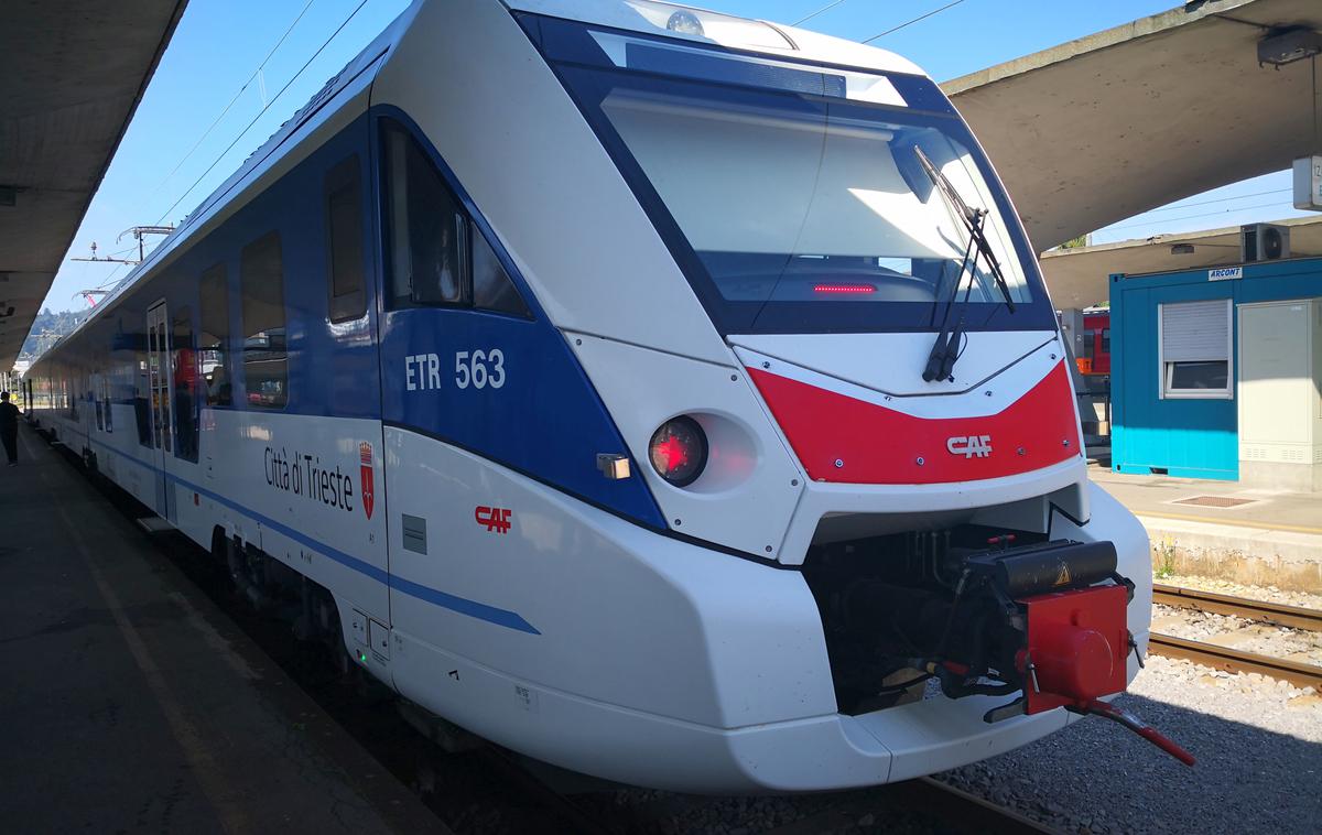vlak, ETR 563, Slovenske železnice, Trenitalia, Trst | V Italiji bo v petek potekala splošna stavka v prometnem sektorju.  | Foto Srdjan Cvjetović