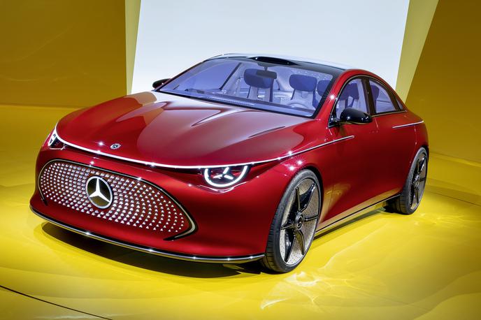 Mercedes CLA concept | Mercedesov koncept CLA concept napoveduje več električnih avtomobilov z nove platforme MMA. | Foto Mercedes-Benz