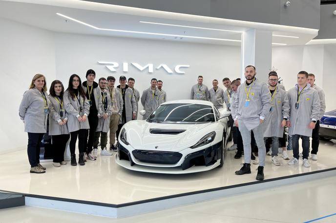 Academia, višja strokovna šola | Strokovna ekskurzija v podjetje Rimac Automobile | Foto Academia, višja strokovna šola