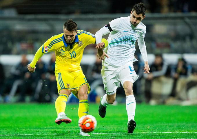 Za Slovenijo je nazadnje nastopil 17. novembra 2015 na tekmi proti Ukrajini v Ljudskem vrtu. | Foto: Vid Ponikvar