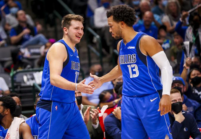 Jalen Brunson bo v novi sezoni tekmec Luki Dončiću. Srečevala se bosta na tekmah med Dallasom in New Yorkom. | Foto: Guliverimage/Vladimir Fedorenko