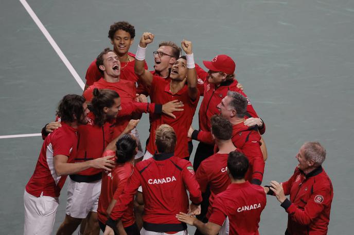 Kanada Davisov pokal | Kanada je šele tretja reprezentanca, ki je do naslova prišla že v drugem poskusu v finalu. | Foto Reuters