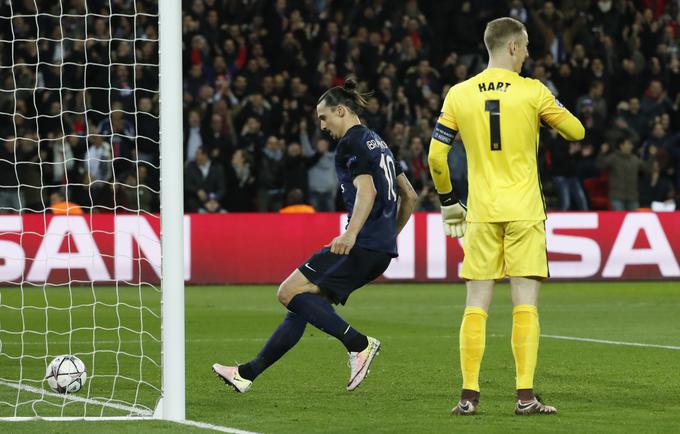 Zlatan Ibrahimović je zatresel mrežo angleškega reprezentančnega vratarja po hudi napaki Fernanda. | Foto: 