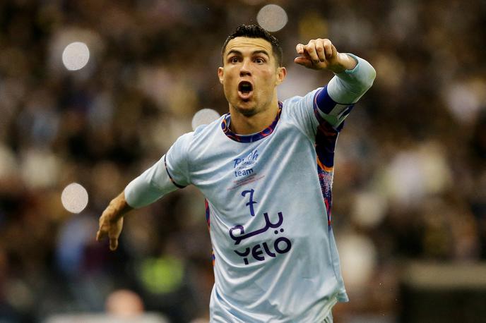 Cristiano Ronaldo | Cristiano Ronaldo je na prvi tekmi, odkar se dokazuje v Savdijski Arabiji, dosegel dva gola. | Foto Reuters