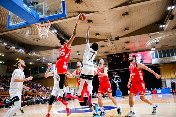 ABA: Perspektiva Ilirija - Crvena zvezda | Foto: Aleš Fevžer