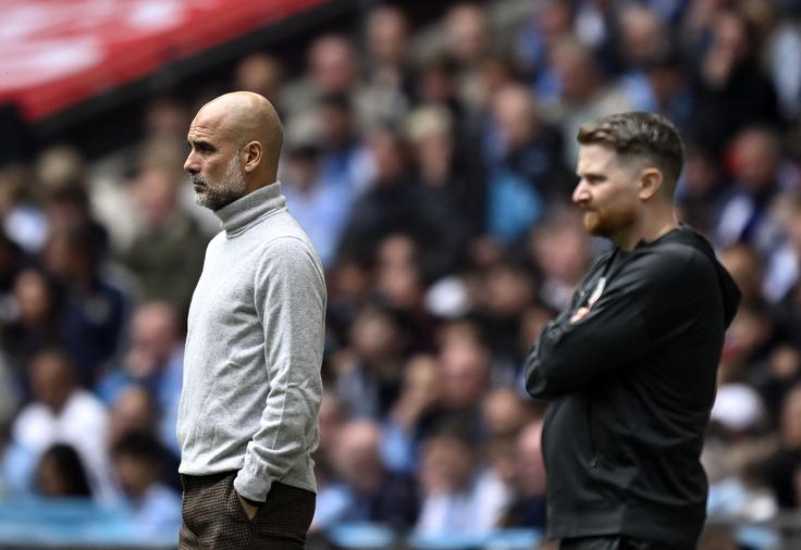 Chelsea je v finalu pokala FA vodil začasni strateg Calum McFarlane. Modri so izgubili proti Mancheser Cityju z 0:1. | Foto: Reuters