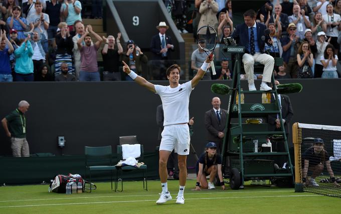 Aljaž Bedene se je letos v Wimbledonu prebil do 3. kroga turnirja. | Foto: Reuters