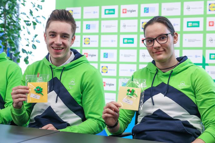 Jernej Slivnik Tabea Dolžan | Jernej Slivnik in Tabea Dolžan sta pripravljena na športni vrhunec zime.  | Foto Daniel Novakovič/STA