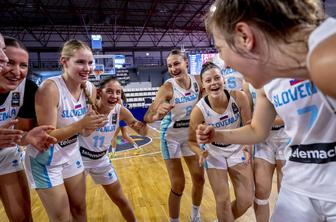 Slovenske košarkarice do 18 let v osmini finala EP