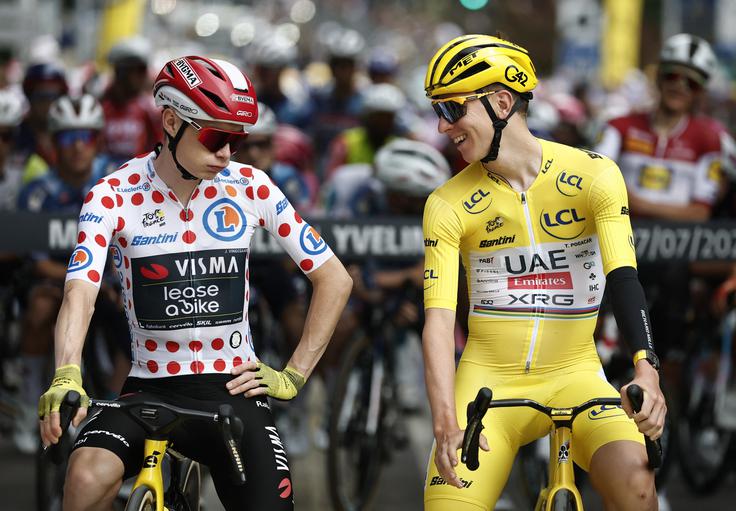 Verjamejo, da lahko naslednje leto Jonas premaga Pogačarja. | Foto: Reuters