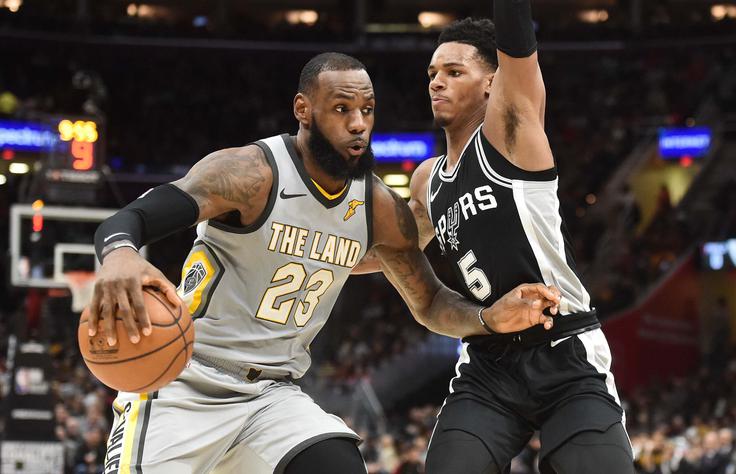 LeBron James je tokrat dosegel 33 točk. | Foto: Guliverimage/Getty Images