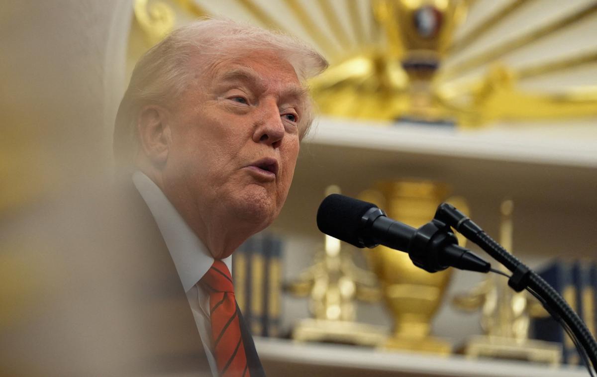 Donald Trump | Predsednik ZDA Donald Trump pravi, da je kitajsko agresivno stališče do mednarodne trgovine "popolnoma nezaslišano in moralna sramota v odnosih z drugimi državami." | Foto Reuters