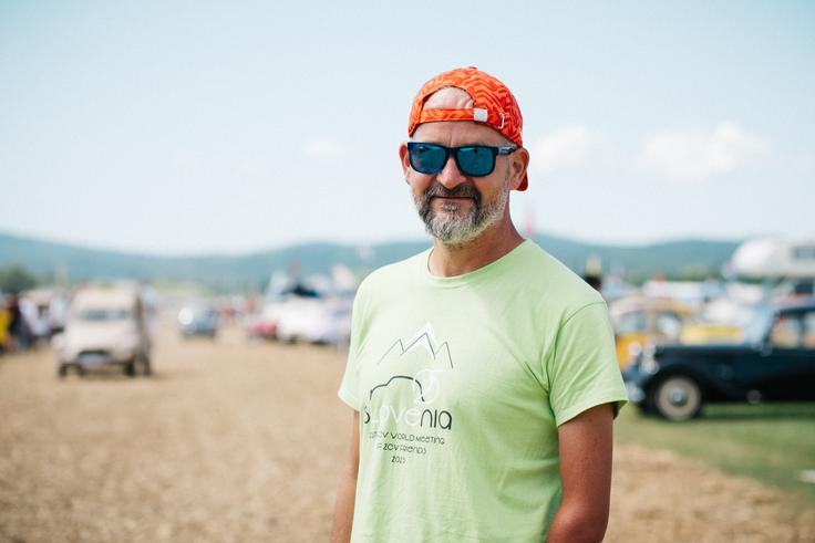 Aleš Kranjčan iz Citroën kluba Slovenije, član organizacijskega odbora  | Foto: Jan Lukanović