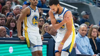 Curry zaradi poškodbe rame na nekajtedenski počitek