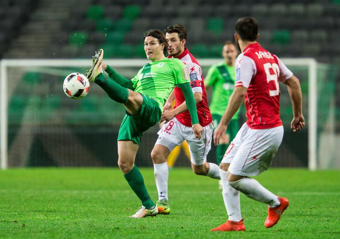 Etien Velikonja se je tokrat izkazal s podajo. | Foto: Vid Ponikvar