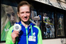Sprejem slovenske atletske reprezentance, marec 2021