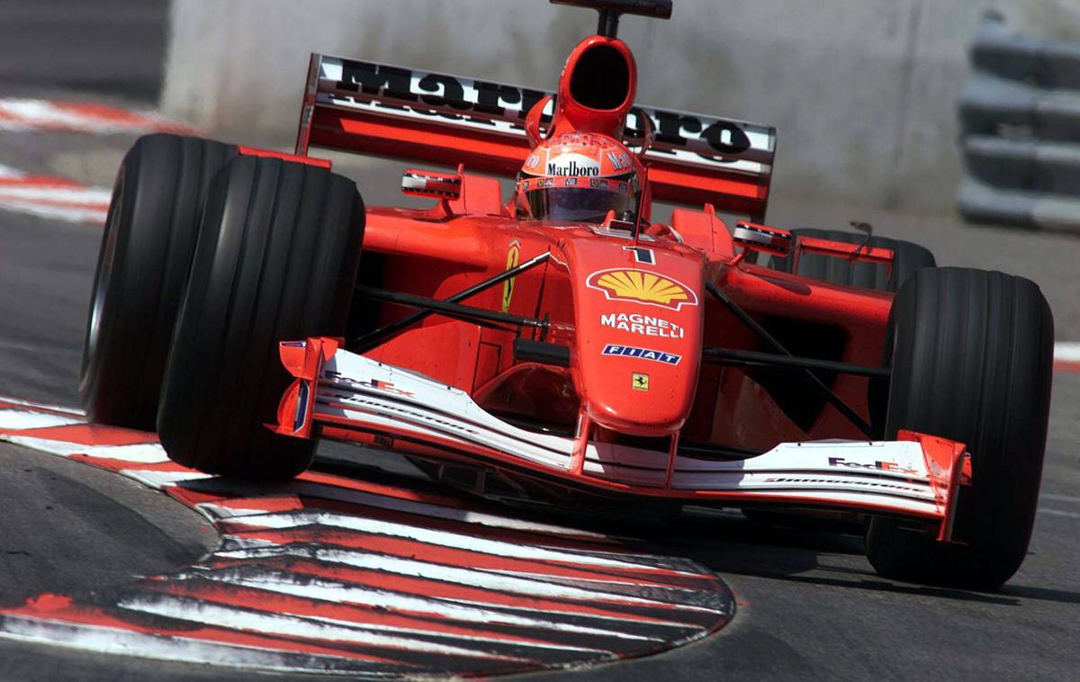 Monako Michael Schumacher Ferrari 2001 | Michael Schumacher v Ferrariju F2001 na VN Monaka leta 2001. | Foto Guliverimage