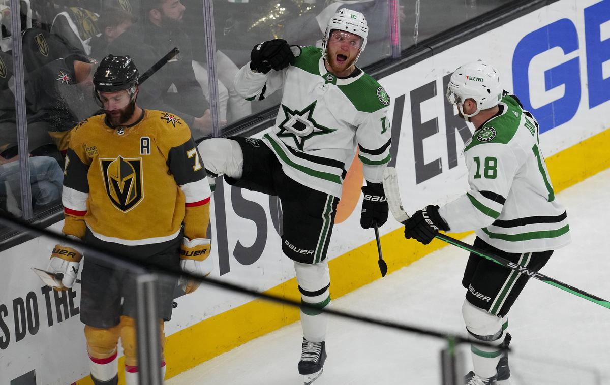 Dallas Stars Ty Dellandrea | Ty Dellandrea je v zadnji tretjini zadel dvakrat in Dallas je znižal na 2:3 v zmagah. | Foto Reuters