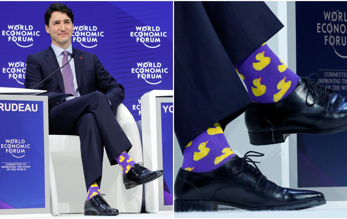 Justin Trudeau, nogavice | Foto Reuters