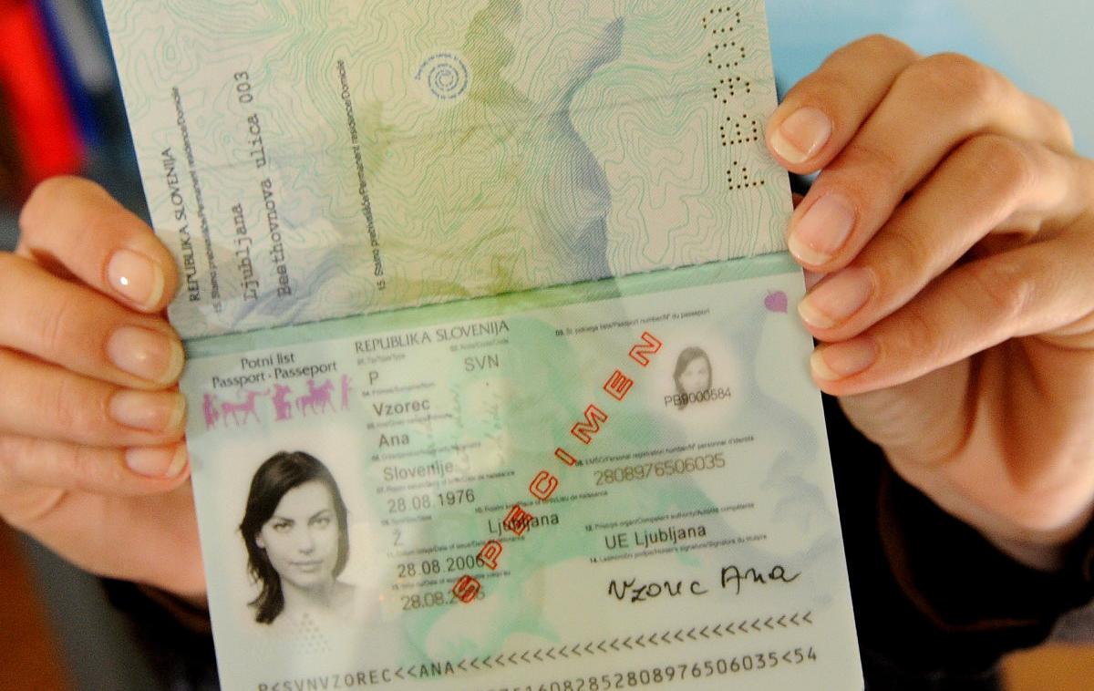Potni list | Število držav, v katere lahko imetniki slovenskega potnega lista potujejo brez vizuma, je ostalo enako. | Foto STA