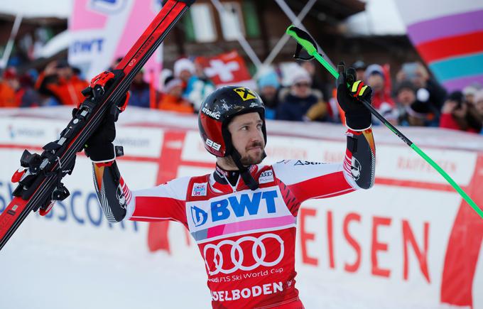 Marcel Hirscher je dosegel novo zmago. | Foto: Reuters
