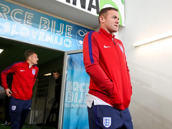 Rooney je zadel na zadnjih dveh tekmah med Anglijo in Slovenijo. | Foto: Morgan Kristan / Sportida