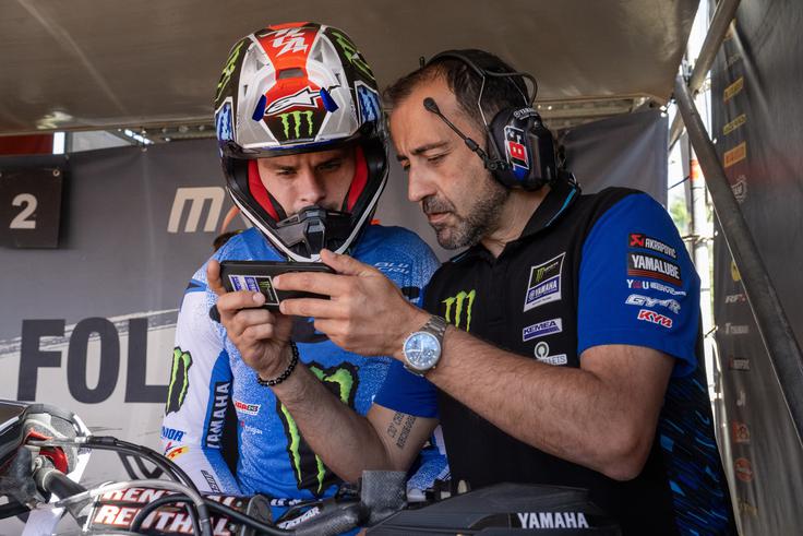 Tim Gajser in vodja Yamahine ekipe Michele Lavetti | Foto: Yamaha Racing