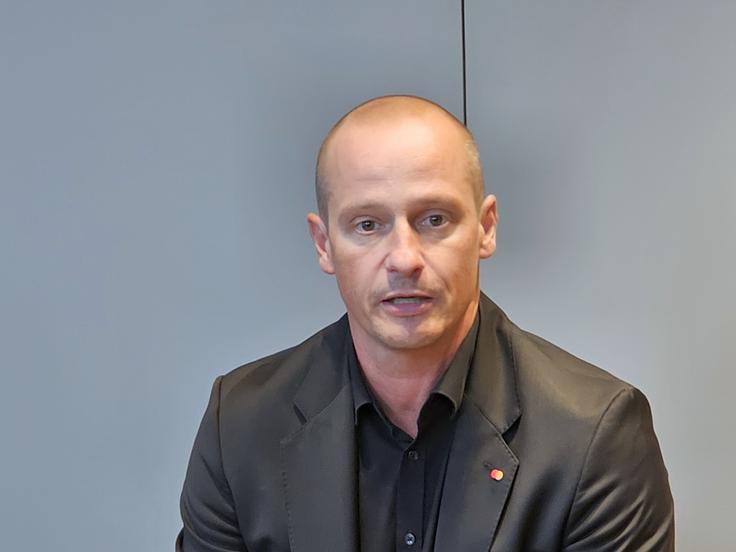 Poslovni direktor pri Mastercard Slovenija Luka Gabrovšek | Foto: Srdjan Cvjetović