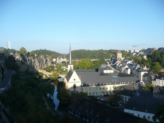 Pogled na mesto Luxembourg, ki je pod Unescovo zaščito. | Foto: osebni arhiv/Lana Kokl