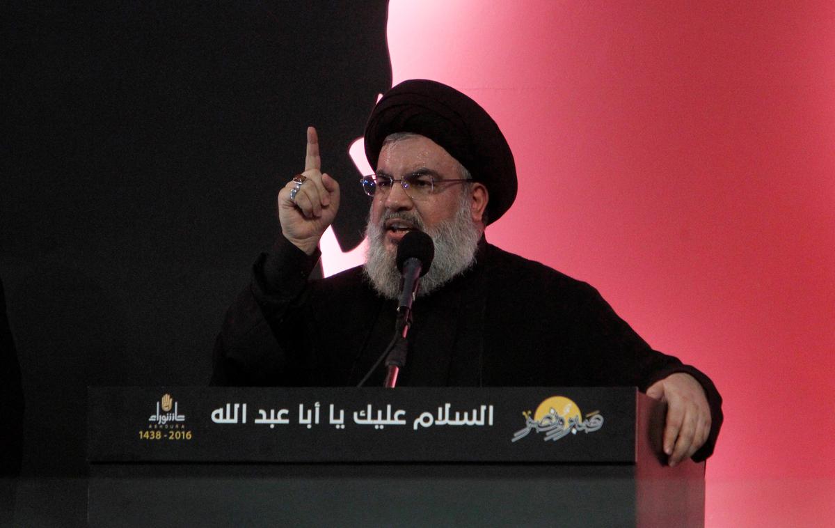 Hasan Nasrala | "Izrael je tisti, ki je izbral eskalacijo in ki je napadel Iran," je še dejal vodja Hezbolaha, ki uživa podporo Irana. | Foto Reuters