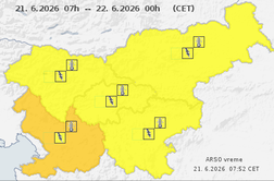 Za Primorsko razglašen oranžni alarm, tudi drugod bo več kot 30 stopinj Celzija