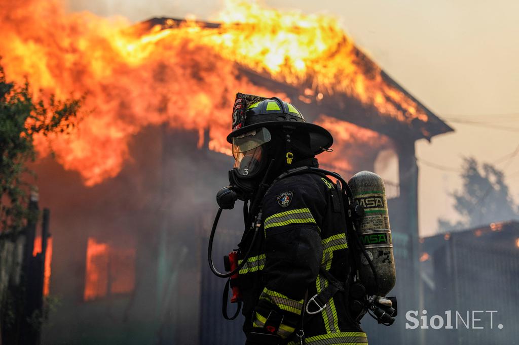 Čile požar