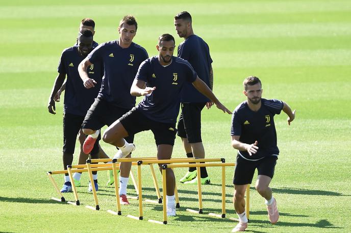 Mario Mandžukić | Hrvaški zvezdnik je v ponedeljek sicer treniral s soigralci iz Juventusa. | Foto Reuters