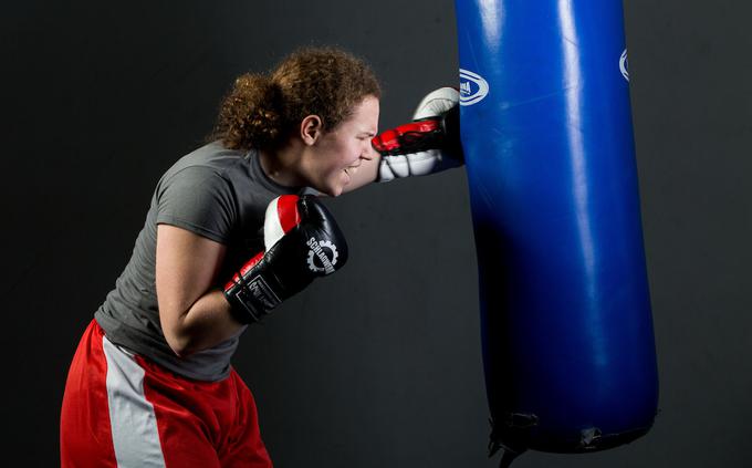 Z boksom se je začela ukvarjati pri 12 letih. | Foto: Vid Ponikvar