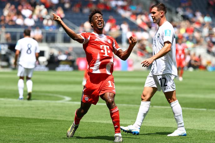 klubsko SP Bayern München Kingsley Coman | Kingsley Coman in Thomas Müller sta dala po dva gola, Jamal Musiala tri. | Foto Reuters