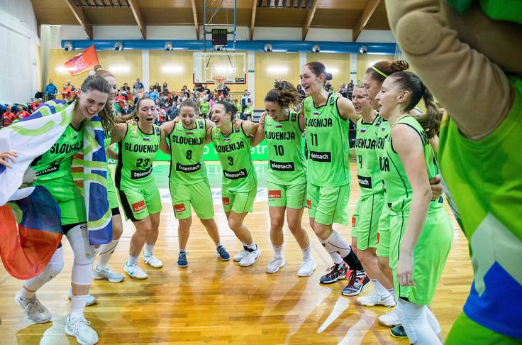 Slovenke so se lani prvič uvrstile na evropsko prvenstvo. | Foto: Sportida