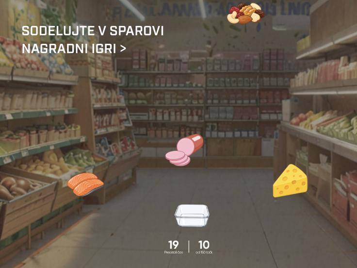 Zajetje zaslona nagradne igre | Foto: Spar Slovenija (slika je bila ustvarjena s pomočjo UI)