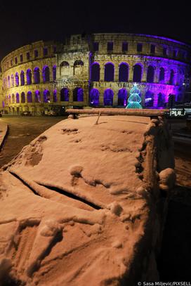 sneg, zima, Hrvaška