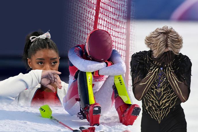 kolaž | Zakaj se favoriti tako pogosto zlomijo pod težo pritiska olimpijskih iger?  | Foto Reuters