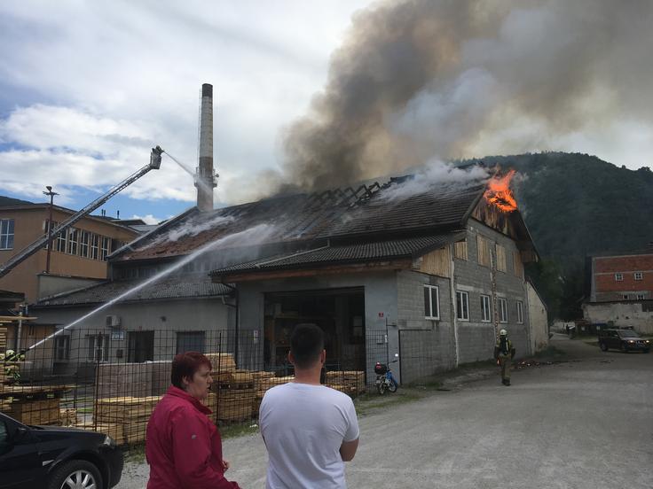 požar Slovenske Konjice | Foto: Mathias Stefančič
