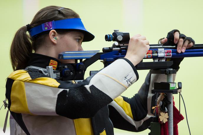 Živa Dvoršak v finalu prva zapustila strelsko črto