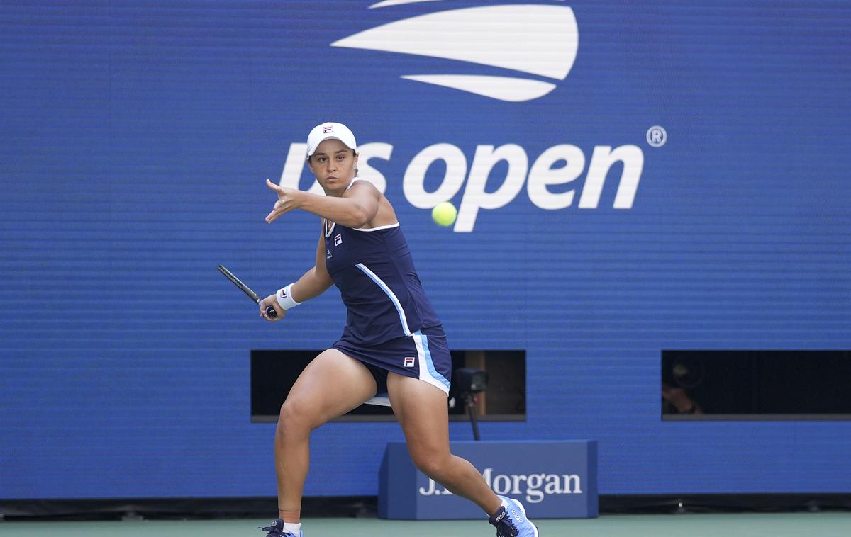 Ashleigh Barty | Prva nosilka Ashleigh Barty je v drugem krogu OP ZDA izločila Danko Claro Tauson. | Foto Guliverimage