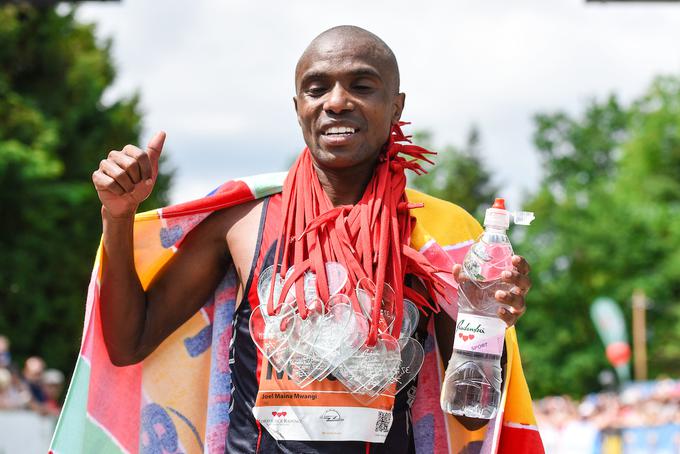 Joel Mwangi je letošnji zmagvalec Maratona treh src. | Foto: Mario Horvat/Sportida
