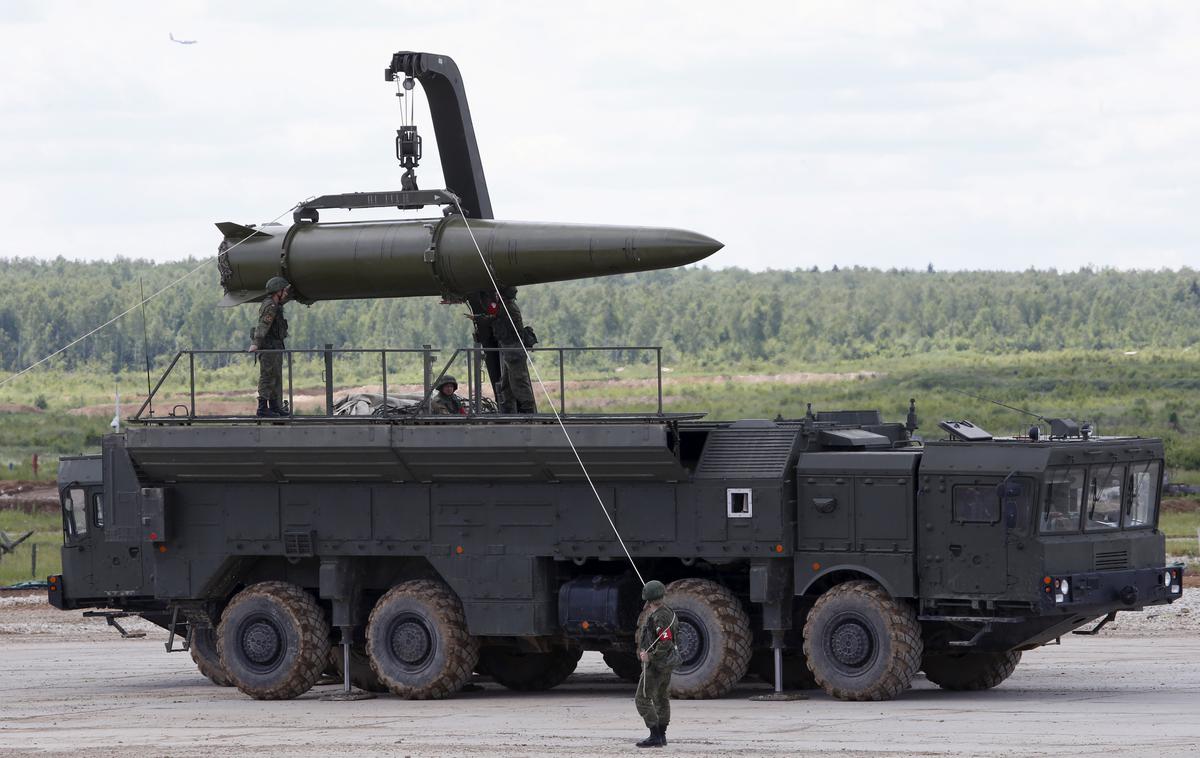 raketni sistem Iskander | Rusija je odločitev za vzpostavitev brigade sprejela kot odziv na vstop Finske in Švedske v severnoatlantsko zavezništvo.  | Foto Guliverimage