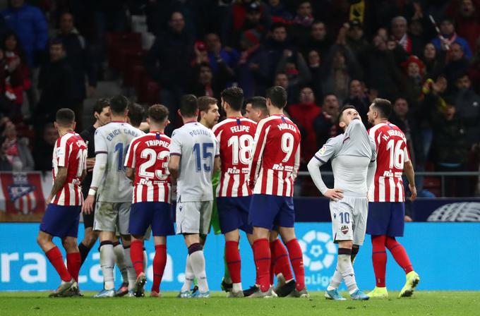 Atletico je nanizal štiri zmage, v četrtek pa se bo v Savdski Arabiji v španskem superpokalu pomeril proti Barceloni. | Foto: Reuters