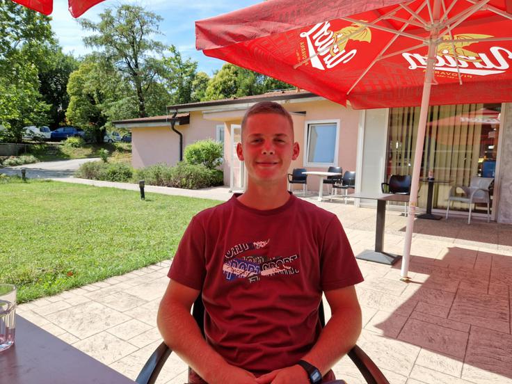 Luka je po dolgih letih zaigral na turnirju v Sloveniji. | Foto: Boštjan Boh
