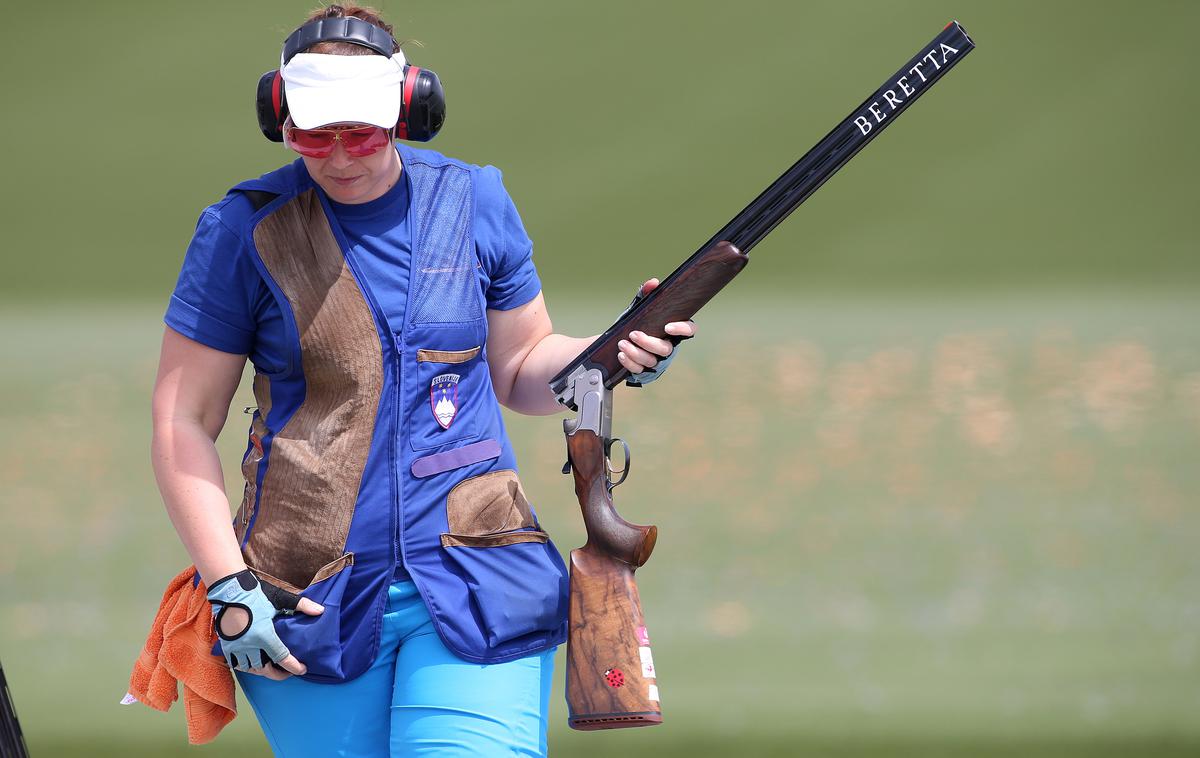 Jasmina Maček | Jasmina Maček je na SP v Atenah trenutno najvišje uvrščena predstavnica slovenske strelske reprezentance. | Foto Aleš Fevžer